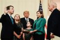 How much is Brett Kavanaugh's wife worth?